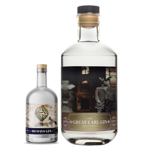 G&Tea The Great Earl Gin 50cl + 80 Days Gin 5cl - Celebrate in Style
